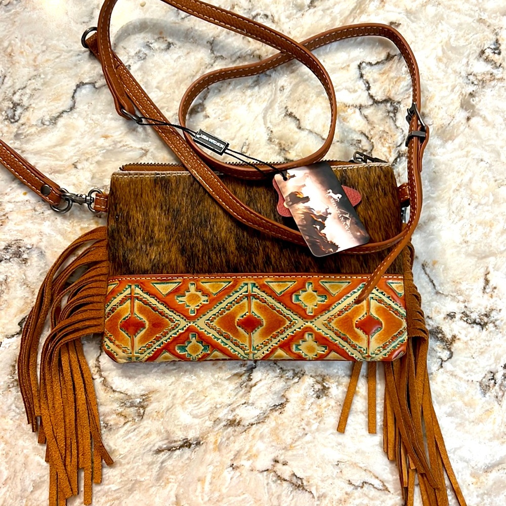 Western wristlet or crossbody bag